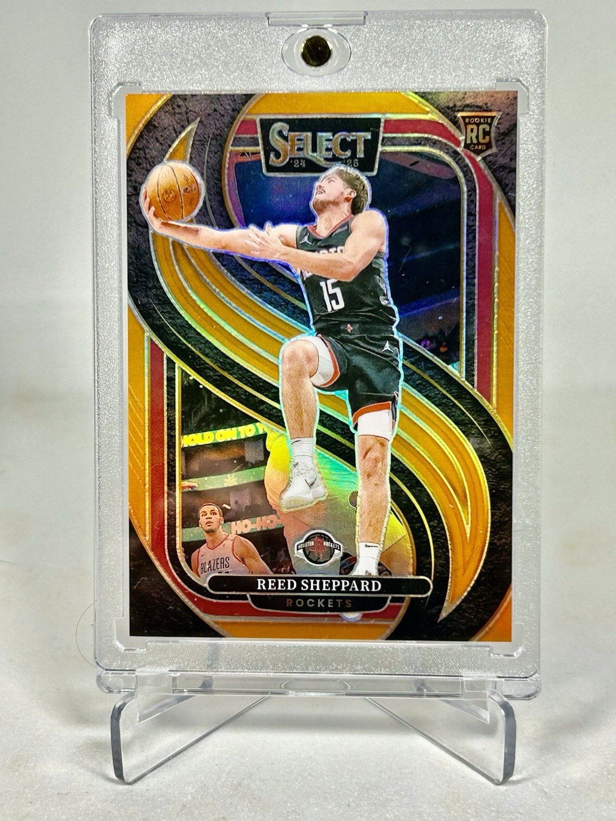 2024-25 Panini Select RC Premier Reed Sheppard #181 Orange Prizm /65 Rookie Card