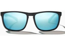 Bajio Sunglasses CAL220021 Calda Blue Mirror PC Black Matte