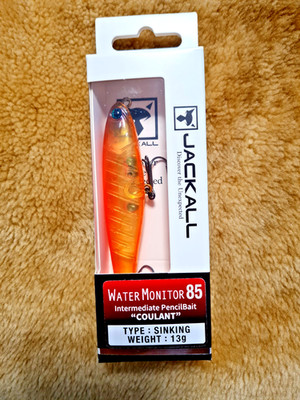 JACKALL Water Monitor 85 Oberflächenköder Topwater Stick Bait Wobbler 13,5g
