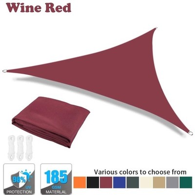 Triangle Sun Shade Sail Canopy UV Protection Outdoor Patio Garden Cover