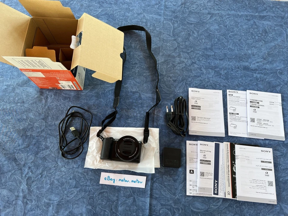 Appareil photo Reflex Hybrid Sony Alpha ILCE 5100 + objectif 16 50 16go carte SD - Image 2 of 4