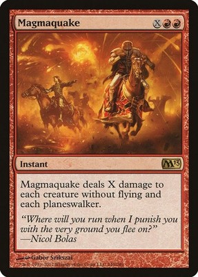 2012 Magic: The Gathering: Magic 2013 (M13) - Magmaquake (#140, R, Near Mint)