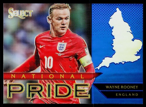 Wayne Rooney [Blue Prizm ] #16 2015 Panini Select National Pride card