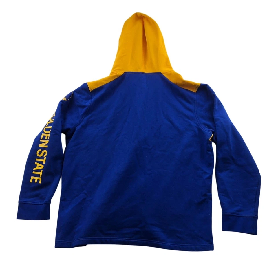 Golden State Warriors Fanatics Mens Hoodie XL Full Zip Basketball Varsity Jacket - Image 2 of 4
