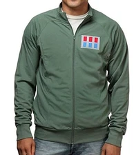 Star Wars Imperial Officer Mens Track Jacket Khaki by ThinkGeek Sz. MD NWT New