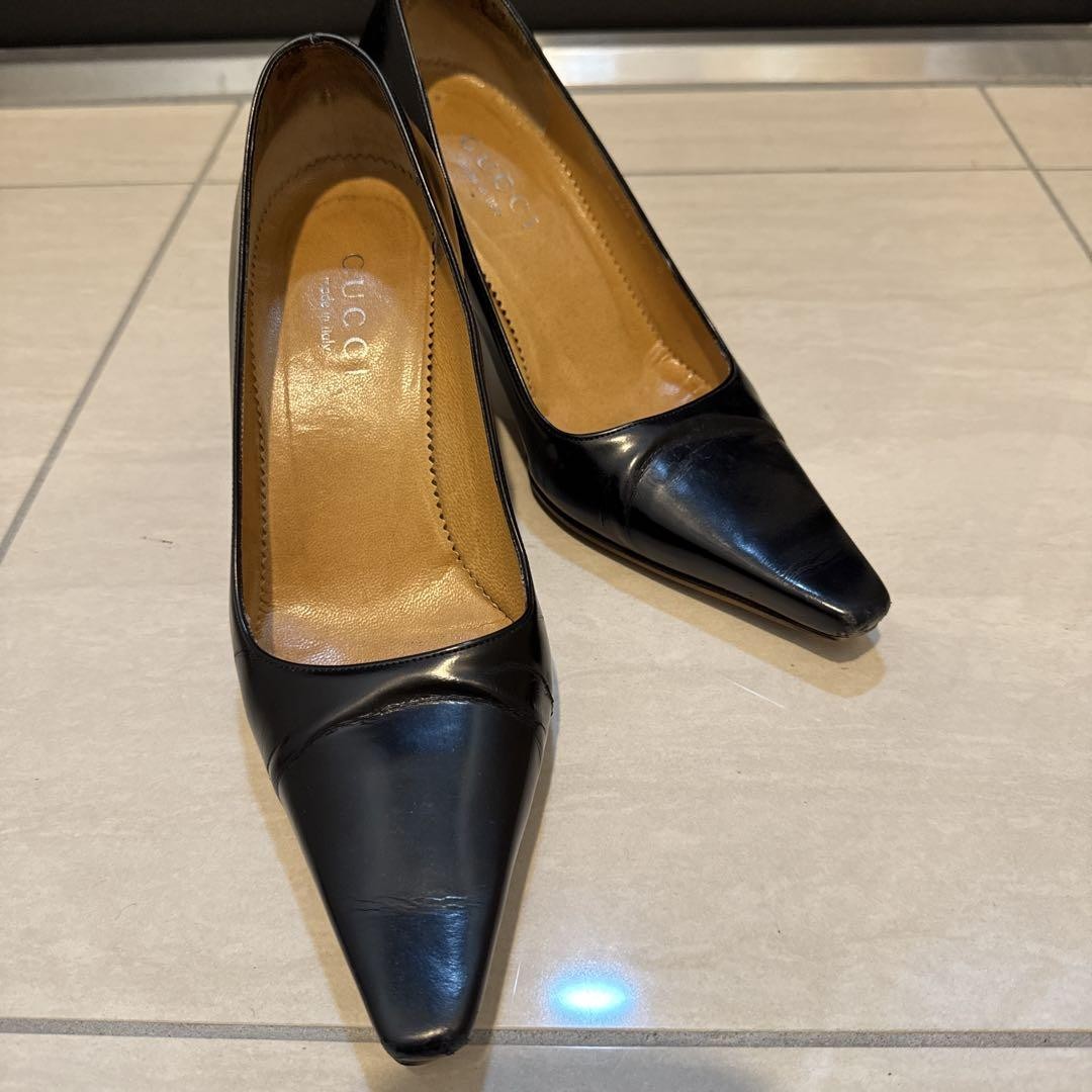 Gucci Medium Heel Pumps Black Size 37 US About7 For Women thumbnail 7