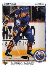 Scott Arniel 1990-91 Upper Deck #397 Buffalo Sabres Hockey