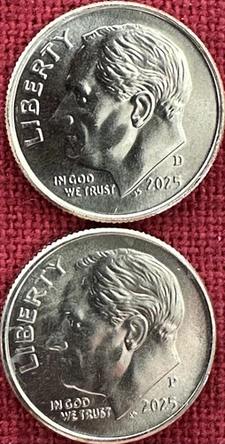 2025-P & D Roosevelt Dimes BU From OBW   ON HAND NOW