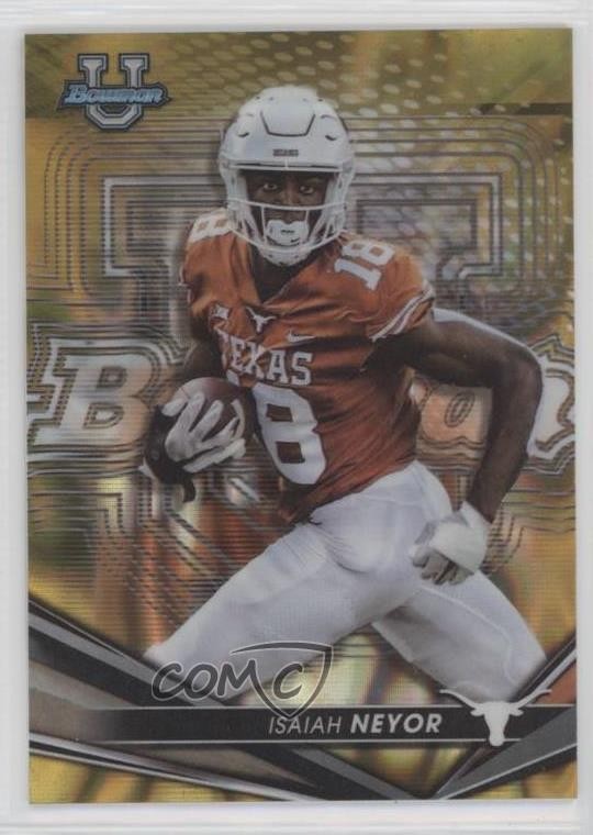2022-23 Bowman U Gold Lava Refractor /75 Isaiah Neyor #4 10k8