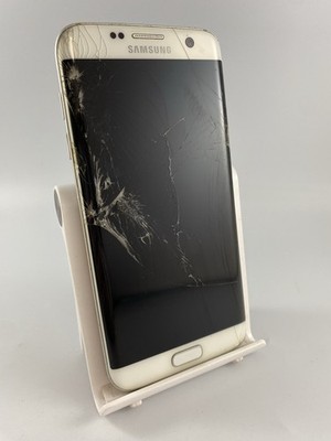 Samsung Galaxy S7 Edge weiß 32GB 5,5 Zoll 12MP Android Smartphone defekt #SF1