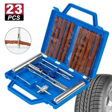 23pcs Tire Repair Kit DIY Flat Tire Repair Car Truck Motorcycle Home Plug Fix