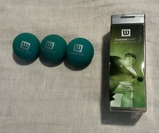 Wilson Titanium Tour Racquetballs 3-Pack Gree...