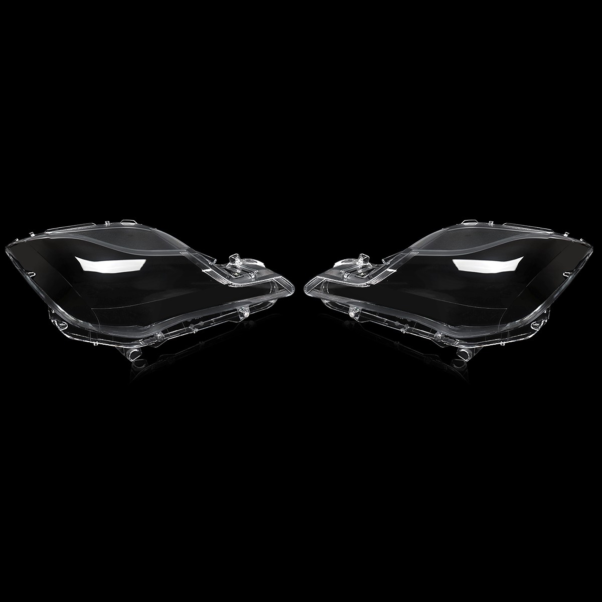 Front Left+Right Side Headlight Lens Shell Cover For Maserati Quattroporte 14-17