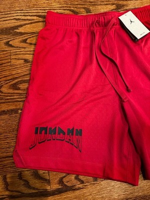 Nike Air Jordan Sport Dri-FIT Mesh Shorts Mens Large Red Jumpman