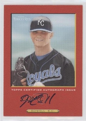 2005 Topps Turkey Red Red 199/300 JP Howell #TRA-JPH Auto 7ut