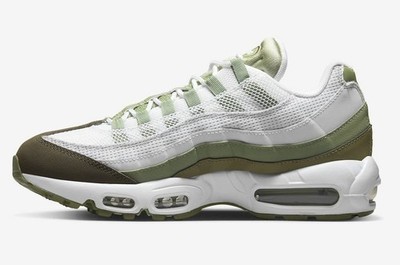 Nike Air Max 95 'White Oil Green - FD0780 100 -White Medium Olive Oil Green NWT