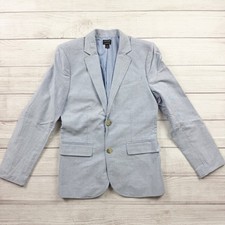 J. Crew Crewcuts Boys Thompson Blazer Light Blue Oxford 14