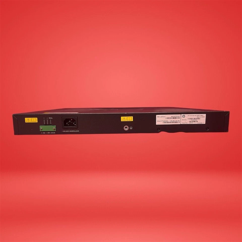 HPE 24-Port Gigabit Ethernet Switch Fully Managed Rack Mountable - Image 2 of 4