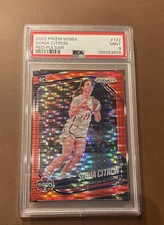 2025 Prizm WNBA Sonia Citron #122 Red Pulsar Prizm /299 RC PSA 9 Mint Pop 3