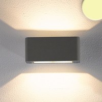Led AußEnwandleuchte Up&Down, Eckig, 4X3W Cree, IP54, 3000K 490Lm 120°, Aluminiu