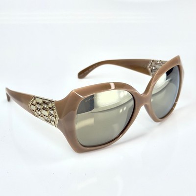 BULGARI BV8182B Serpenti Beige Gold Mirrored Crystal Diamante
