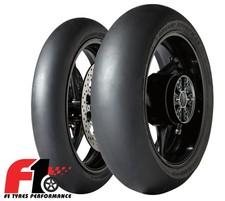 Coppia Gomme Moto Dunlop D212 GP Racer Slick Medium 120/70 R17+190/55 R17 E [4]