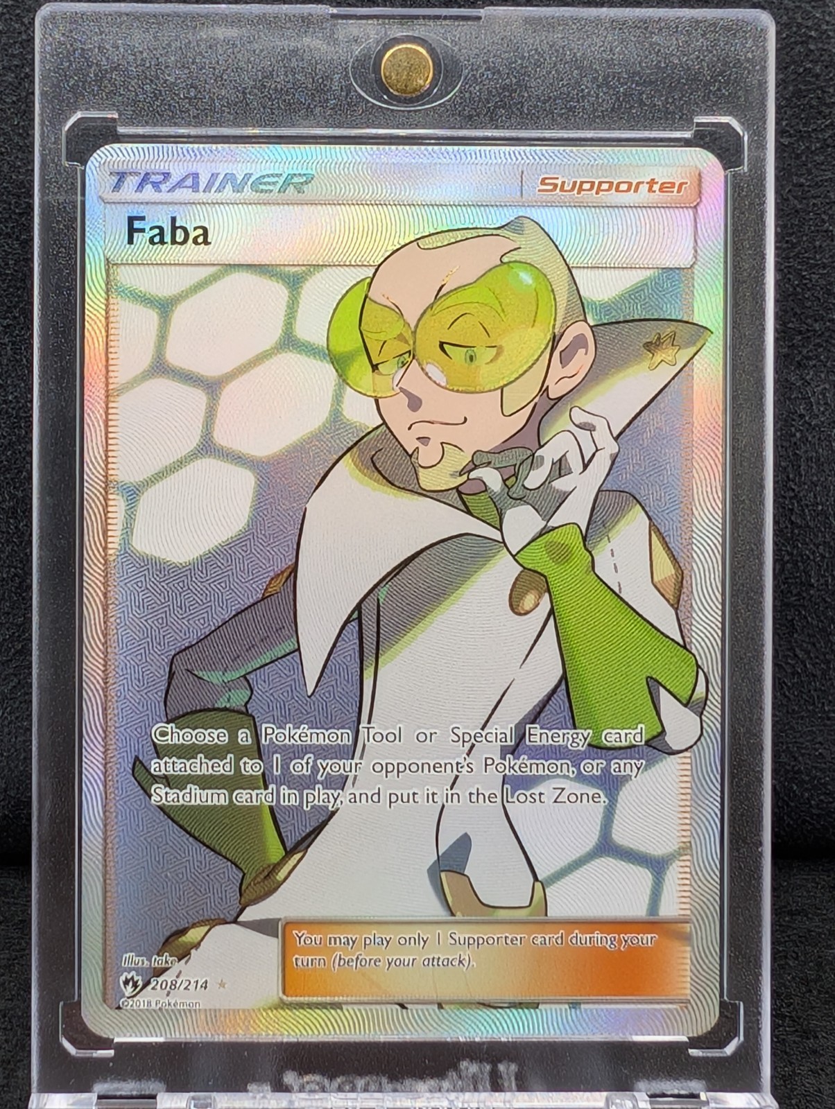 Faba 208/214 Lost Thunder Ultra Rare Full Art NM