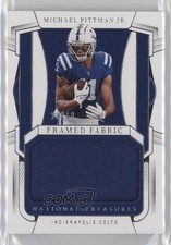 2022 Panini National Treasures Framed Fabric 34/49 Michael Pittman Jr 0j7s