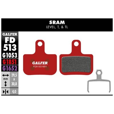 Pads Mixes Red Advanced For Sram Level T-Shirt And TL FD513G1851 GALFER BIKE Fr