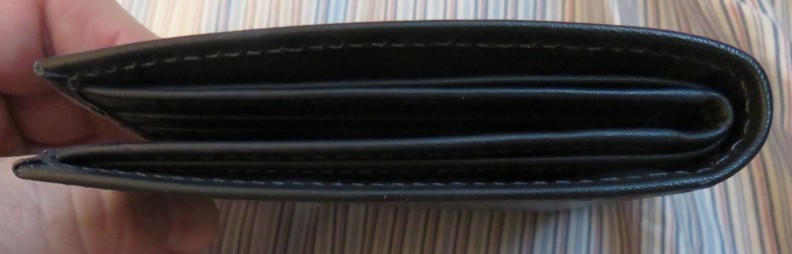 Men's Polo Ralph Lauren Bear bifold wallet Navy Blue Leather image 2