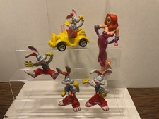 Disney Roger Rabbit Bully 1988 W.Germany 5 x personaggio con Jessica + Roger in macchina