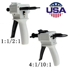 Dental Impression Dispenser Universal Cartridge Delivery Gun 4:1 10:1/ 1:1/2:1