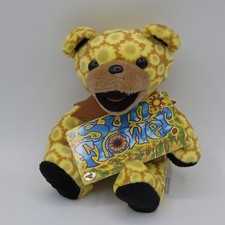 Sun Flower 7" Grateful Dead Bean Bear Collectible Liquid Blue