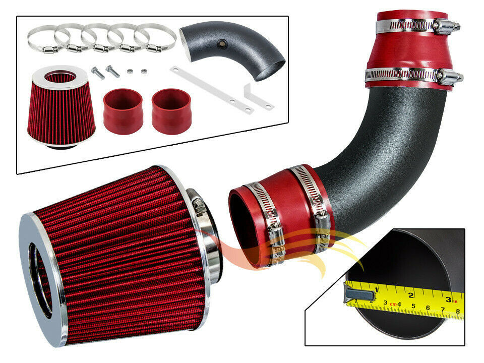 BCP RW RED For 99-03 Vitara/Tracker 1.6/2.0 L4 Racing Ram Air Intake Kit+Filter