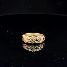 14K Tri-Color Gold Grape Vine and Leaf Fashion Ring 3G sz 9 (SB1104263)