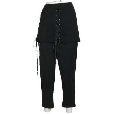 Hose, Größe: XXL, Schwarz, Polyester, Einfarbig, Damen #IDD