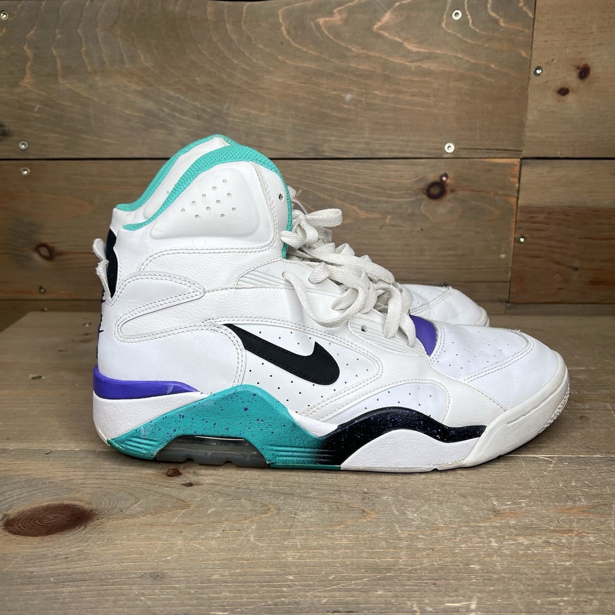 Size 9.5 - Nike Air Force 180 White for sale online | eBay