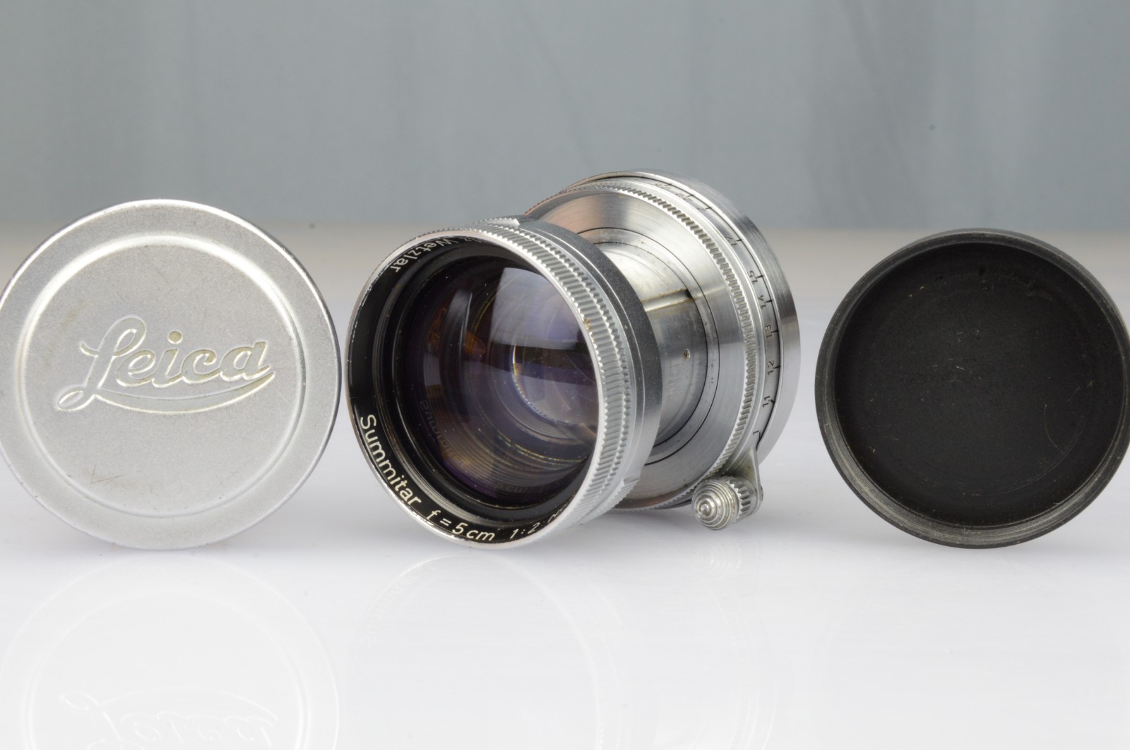 Leitz Leica Summitar 50mm f 1:2 M-39 LTM "Standard" N°701569 Germany 1949s