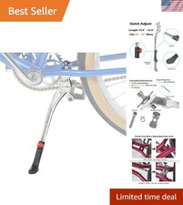 Bike Kickstand Center Mount Adjustable Aluminum Cruiser Mountain Road 24-29 Inch