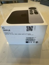 Apple TV 4K 3rd Gen. 128GB Media Streamer - Black, Wi-Fi +