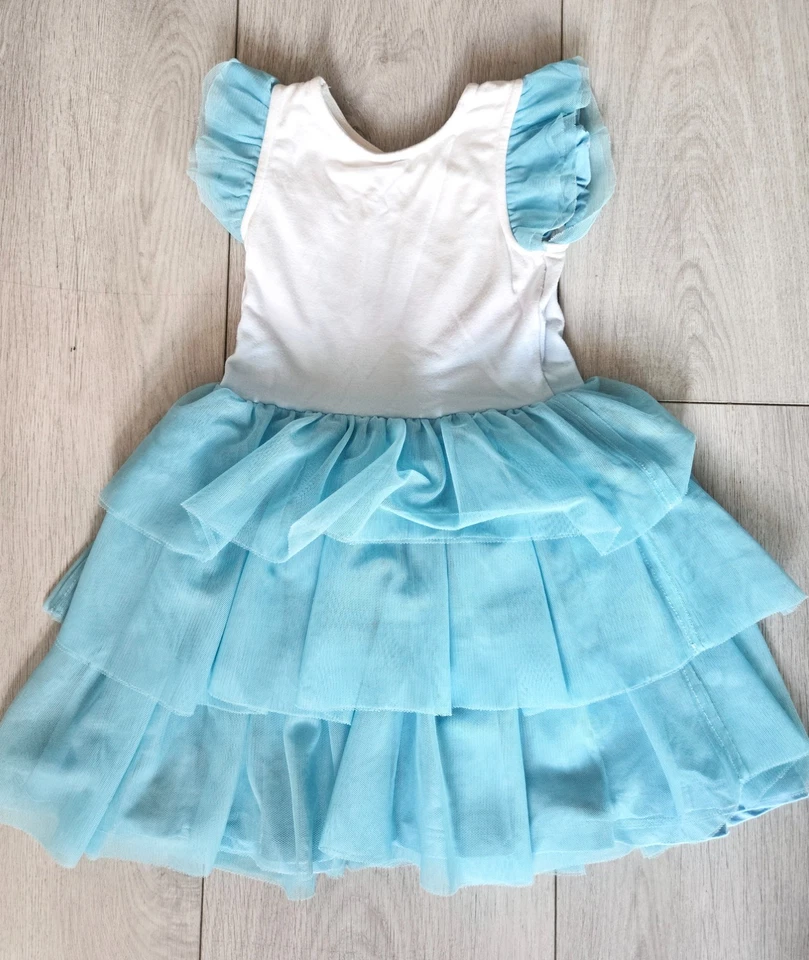 Little Sleepies Disney Princess Cinderella Flutter Tiered Tutu Dress Size 3T - Image 3 of 3