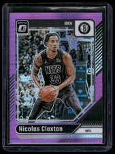 2024-25 Donruss Optic #170 Nicolas Claxton Hyper Pink
