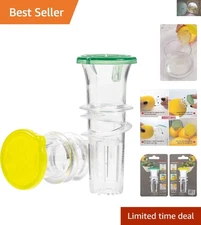 Effortless Citrus Juicer - 2-Pack Lemon Squeezer for Fresh Juice & Cocktails