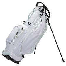 GOLF STAND BAG WITH COOLER FOR MEN SUNDAY GOLF LIGHTWEIGHT BAGS 14 WAY WHITE NEW