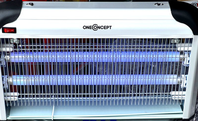 Insektenvernichter ONECONCEPT 10031321 2 UV Lampen a 15 Watt Leise UNBENUTZT