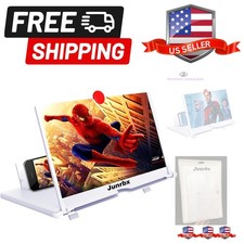 12" Screen Magnifier Amplifier, New Generation Mobile Phone Holder 3D HD Mobi...