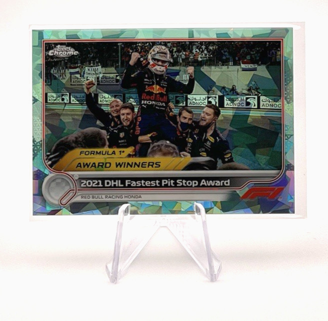 Max Verstappen 2022 Topps Chrome F1 Sapphire Aqua /99 #194 Red Bull
