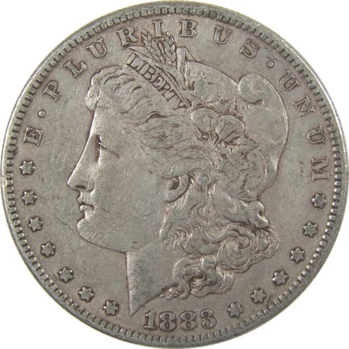 1883 S Morgan Silver Dollar XF EF Extremely Fine $1 Coin SKU:I24791