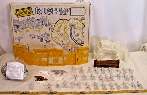 MARX GOLD RUSH PLAYSET #4790 BOXED