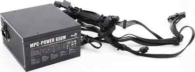Aerocool MPC-POWER 650W, PC-Netzteil schwarz, 2x PCIe, 500 Watt